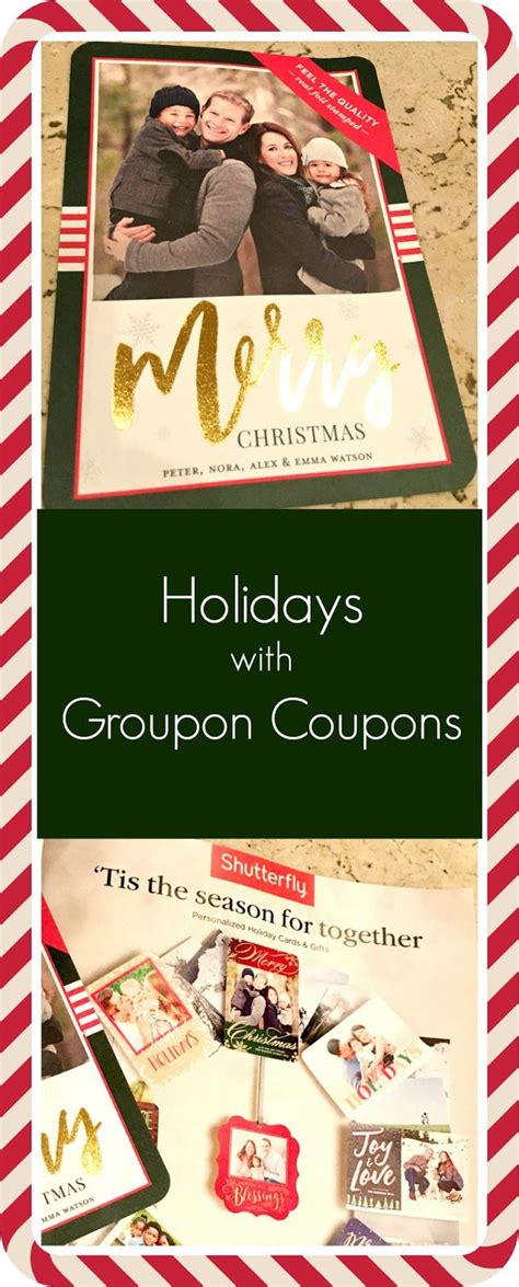 Holidays Are Happier With Groupon Coupons Christmas Cards Holiday