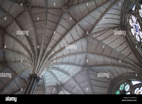 England London Westminster Abbey Fan Vaulted Ceiling Of The Chapter