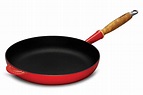 Le Creuset Heritage Cast Iron Fry Pan with Wood Handle. | Creuset, Le ...