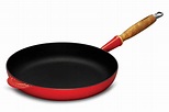 Le Creuset Heritage Cast Iron Fry Pan with Wood Handle. | Le creuset ...