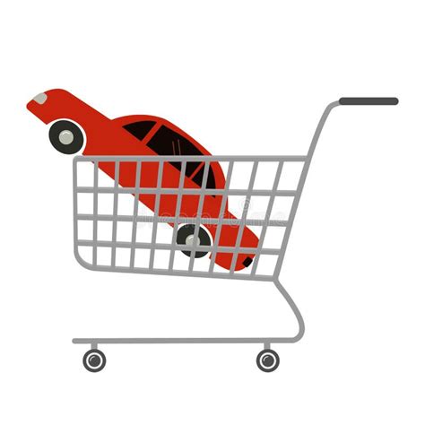 Concept Of Buying A Car Stock Vector Illustration Of Cart 129382822