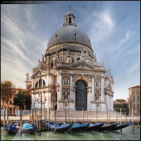 Basilica Di Santa Maria Della Salute Venice Italy Hdr