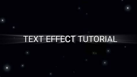 Text Effect Tutorial On Alight Motion Youtube