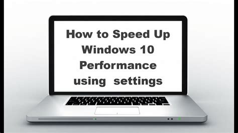 How To Speed Up Windows 10 Performance In 7 Steps Using Settings Youtube