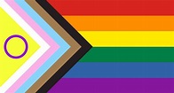 Progress Pride Rainbow Flag. Symbol of LGBT community. Vector ...