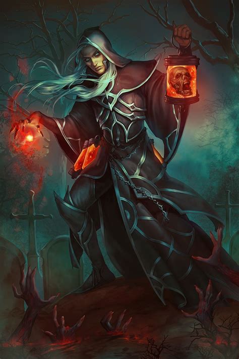 Aol Necromancer By Sinealas Fantasy Wizard Elves Fantasy Fantasy Rpg