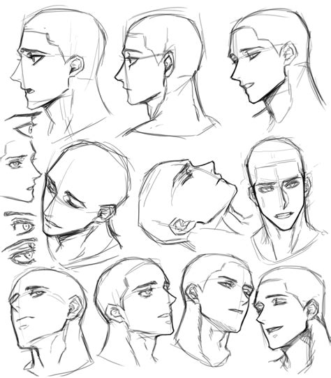 Pin By Camille Yu On [m] Drawing Expressions Face Drawing Reference Male Face Drawing Face