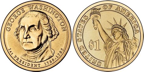 2007 D George Washington 25 Coin Bankroll Of Presidential Dollars