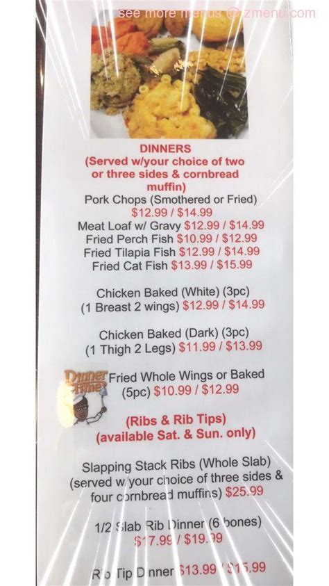 It's the soul food (and, yes, strip club) capital of the world, which means that if you want to. Online Menu of 10xs Better Soul Food Restaurant, Clinton ...