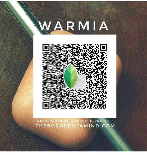 Snapseed is a powerful photo editing app for your android. Warmia - Snapseed filter / preset #1 - The Border of a Mind