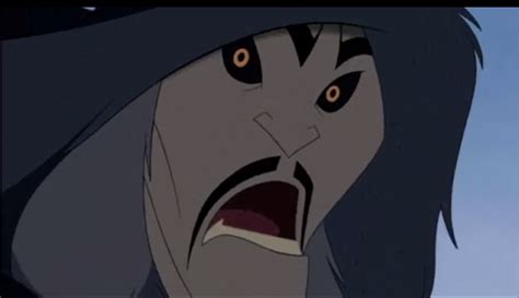 Mulan Shan Yu Shocked Anime Paper Disney Villains Disney Villians