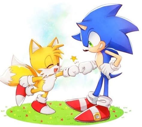 Modern Sonic And Classic Tails Sonic Funny Sonic And Amy Sonic Fan
