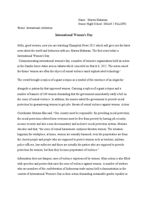 international woman s day pdf sexual harassment violence