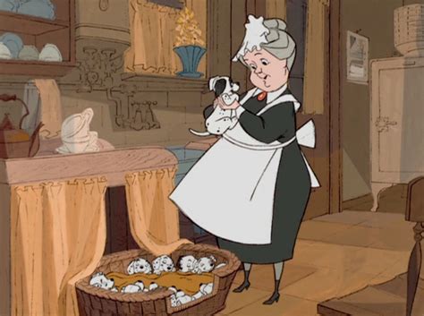 101 Dalmatians ~ Nanny 101 Dalmatians Disney Cartoons Old Disney
