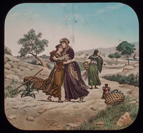 Colorized Print Of Biblical Scene · Rockingham Library Historic