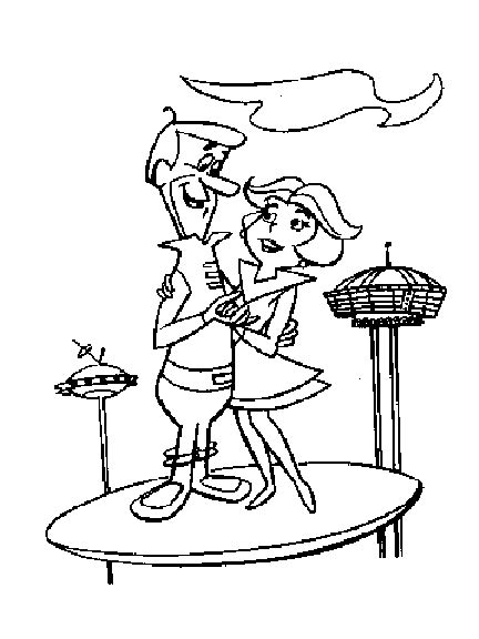 Jetsons Coloring Page The Jetsons Kleurplaten Coloring Home