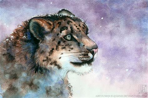Snow Leopard By Eternalegend On Deviantart