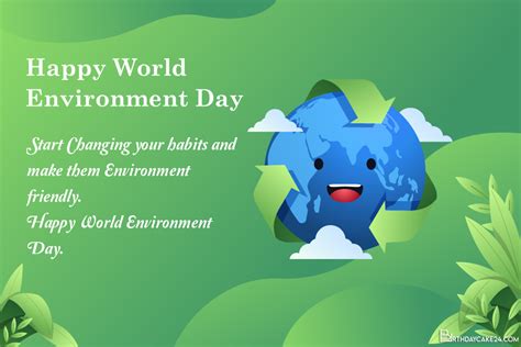 Happy World Environment Day Personalised Cards