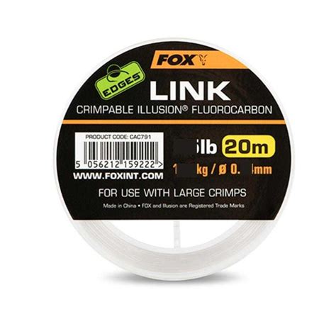 Fox Edges Link Illusion Fluorocarbon Mm Lbs Meter CAC