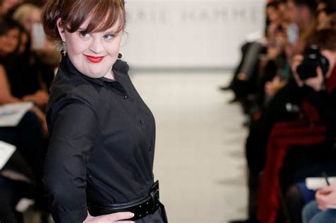 jamie brewer becomes the first model with down s sydrome to grace the catwalk at new york