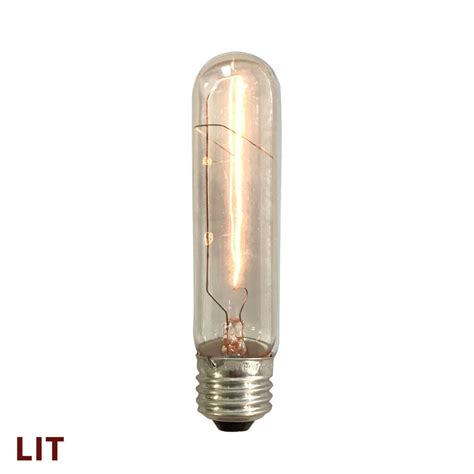Clear Edison Vintage Style 60 Watt T10 E26 120v Light Bulb