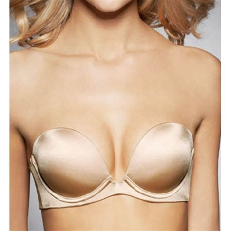 Fine Lines Womens Fine Lines Rl030a Low Cut Strapless Convertible Bra