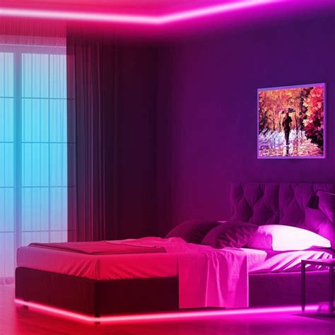 Awasome Led Strip Lights For Bedroom Ideas Detikluwuraya
