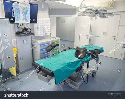 Surgery Room Operation Bed Modern Equipment Stock Photo 377023810