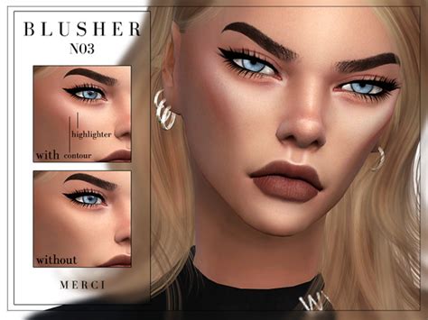 Blusher N03 By Merci At Tsr Sims 4 Updates