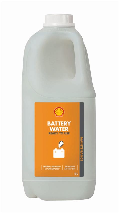 Shell Battery Water Recochem Shell Car Care