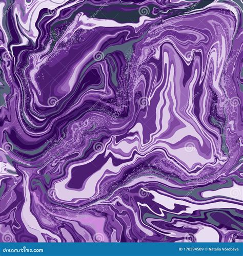 Purple Marble Texture Background Seamless Pattern Vector Illustration