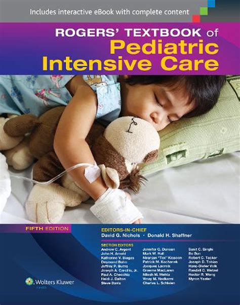 Rogers Textbook Of Pediatric Intensive Care By Donald H Md Shaffner