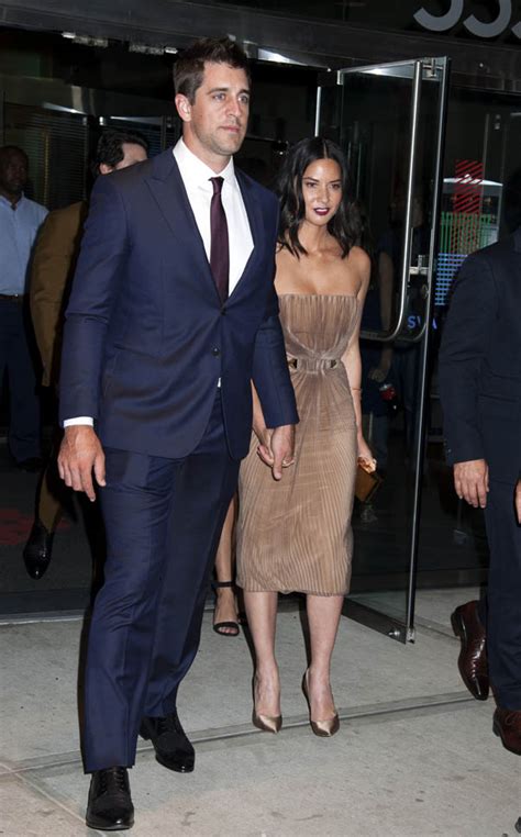 Olivia Munn And Aaron Rodgers At Deliver Us From Evil Premierelainey