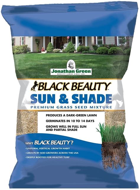 Jonathan Green Black Beauty Sun Shade Grass Seed Mix Bag Acors Topsoil And Mulch
