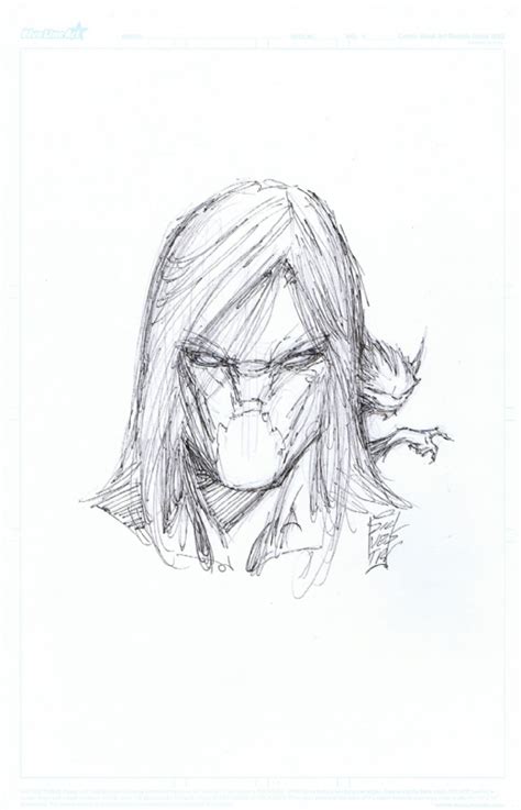 Darkness By Marc Silvestri In Royce Visos The Darkness Bust Sketches