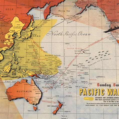 Large detailed map of australia with cities and towns. Old Map Australia Pacific War Japan 1943 Poster - OLD MAPS AND VINTAGE PRINTS