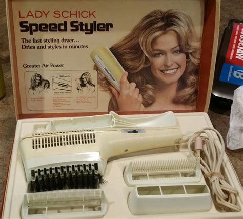 Lady Schick Speed Styler Hair Dryer 70s 80s Farrah Etsy Schick
