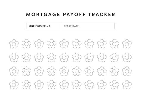 Mortgage Payoff Tracker Printable Etsy