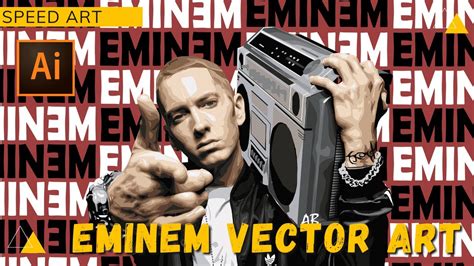 Eminem Vector Art Speed Art Adobe Illustrator Artistic Ab