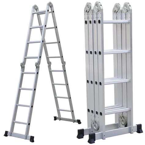 154 Ft Extendable Aluminum Folding Ladder Aluminum Ladder Tree Stand