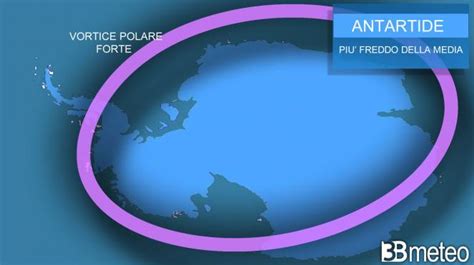 Meteo Antartide Più Freddo Della Media Con Forte Vortice Polare 3b Meteo