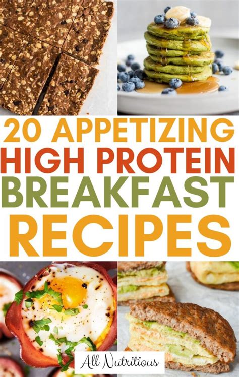 20 High Protein Breakfast Ideas That Ll Fill You Up All Nutritious