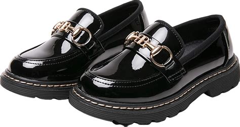 Fashion Girls School Shoes Loafers Kids Formal Dress Comfort Shoes