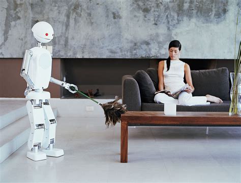 Sans Armes Informer Santé Robots Doing Household Chores Dangereux Autre