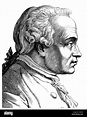 Immanuel Kant, 1724 - 1804, un filósofo alemán de la Ilustración ...