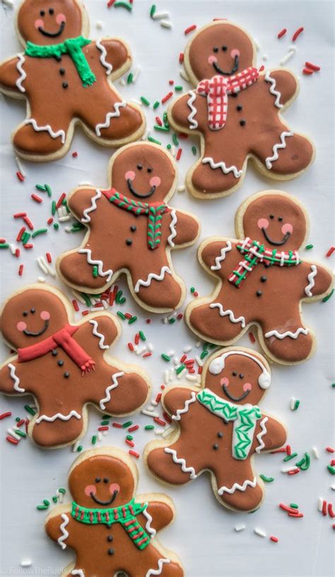 If you like crispy cookies then bake little longer. Gingerbread Men Sugar Cookies | Christmas sugar cookies ...