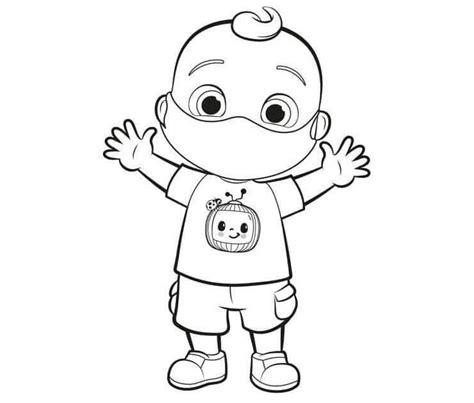 Cocomelon Coloring Pages Happy Birthday Leanne Orourke