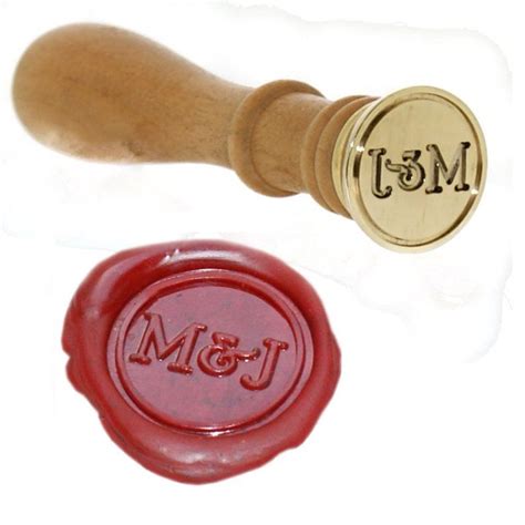 Personalised Initials Wax Seal Stamp Perfect Custom T For Etsy