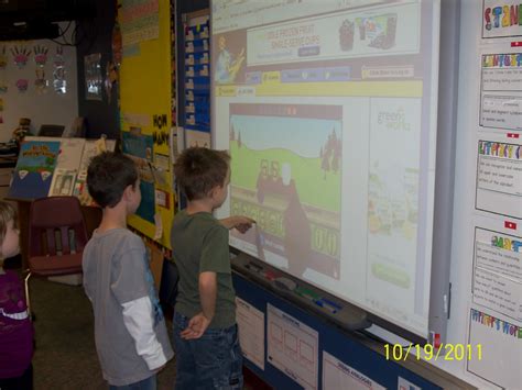 What I Learned In Kindergarten Literacy Centers Smartboard