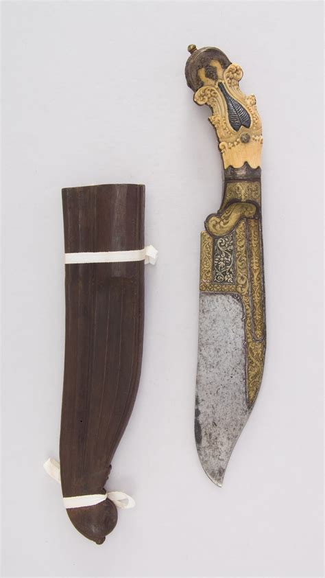 Knife Piha Kaetta With Sheath Sri Lankan The Metropolitan Museum